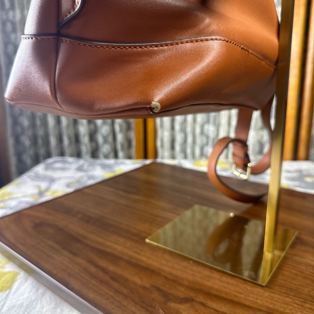 Anne Klein Brown Backpack with Structured Design - Picture 11 of 13